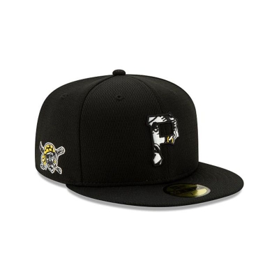 Sapca New Era Pittsburgh Pirates MLB 2021 Spring Training 59FIFTY Fitted - Negrii